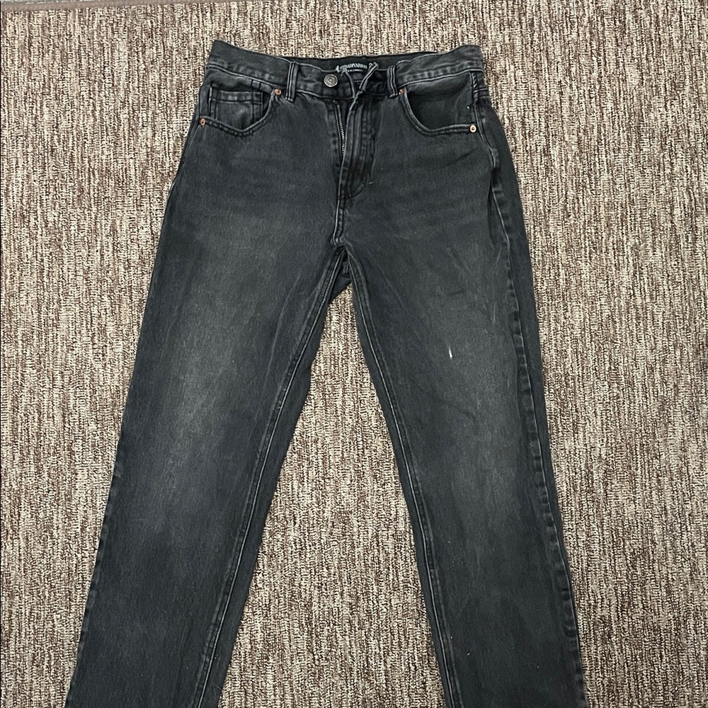 STRADIVARIUS Light wash Black Jean